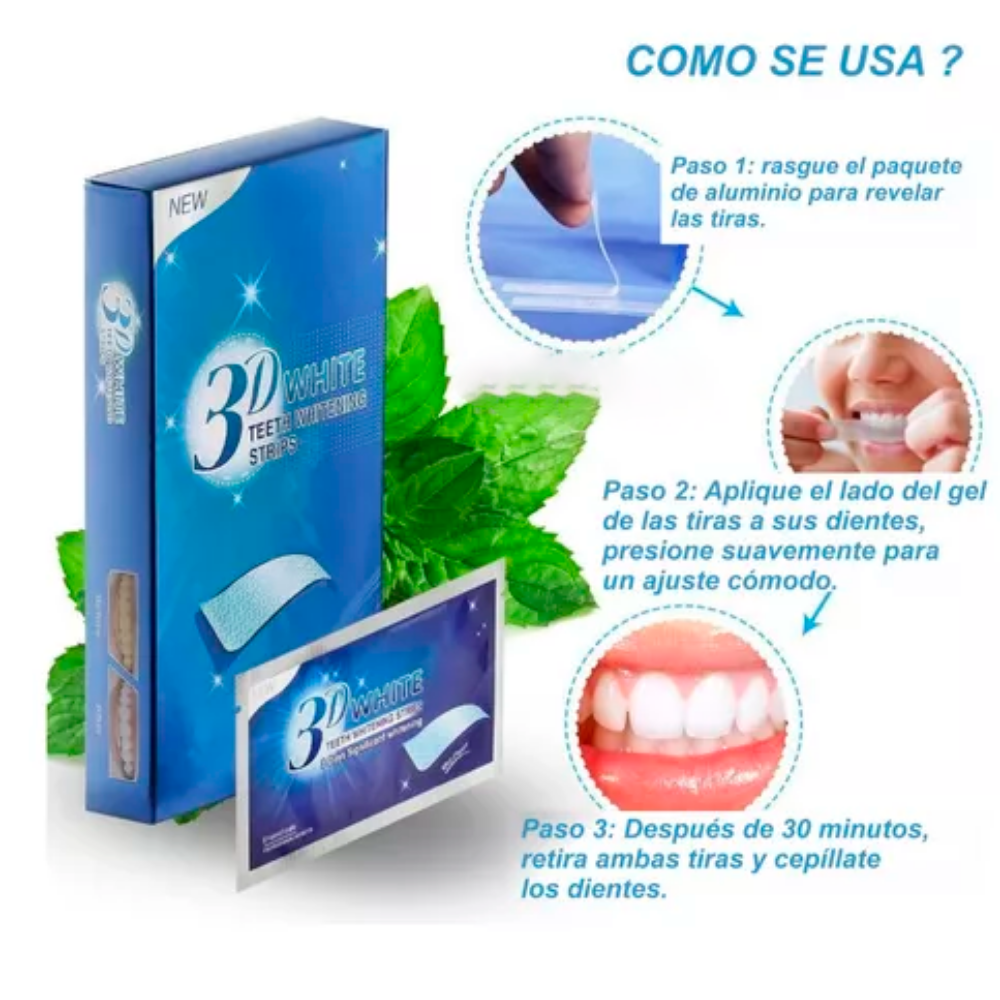 3D WHITE BLANQUEADOR DENTAL - TRATAMIENTO COMPLETO